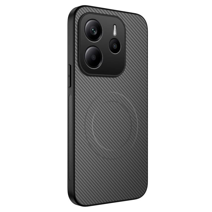Funda para teléfono híbrida de PC y TPU con textura de fibra de carbono magnética de la serie WANLONFENG TQ, For Redmi A7 Pro 171mm / Poco C85x 5G, For Redmi 15a 5G, For Redmi Turbo 5 Max / Poco X8 Pro Max 5G, For Redmi Turbo 5 5G / Poco X8 Pro 5G     ...