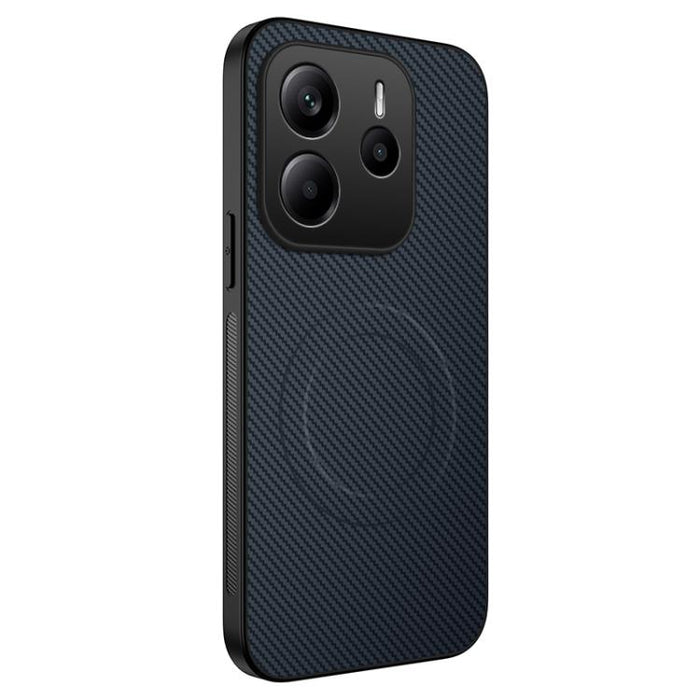 Funda para teléfono híbrida de PC y TPU con textura de fibra de carbono magnética de la serie WANLONFENG TQ, For Redmi A7 Pro 171mm / Poco C85x 5G, For Redmi 15a 5G, For Redmi Turbo 5 Max / Poco X8 Pro Max 5G, For Redmi Turbo 5 5G / Poco X8 Pro 5G     ...
