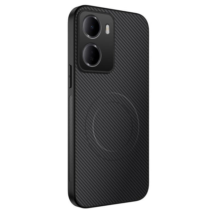 Funda para teléfono híbrida de PC y TPU con textura de fibra de carbono magnética de la serie WANLONFENG TQ, For Redmi A7 Pro 171mm / Poco C85x 5G, For Redmi 15a 5G, For Redmi Turbo 5 Max / Poco X8 Pro Max 5G, For Redmi Turbo 5 5G / Poco X8 Pro 5G     ...