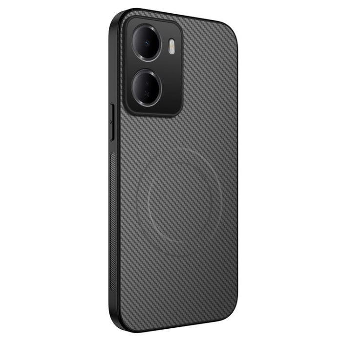 Funda para teléfono híbrida de PC y TPU con textura de fibra de carbono magnética de la serie WANLONFENG TQ, For Redmi A7 Pro 171mm / Poco C85x 5G, For Redmi 15a 5G, For Redmi Turbo 5 Max / Poco X8 Pro Max 5G, For Redmi Turbo 5 5G / Poco X8 Pro 5G     ...