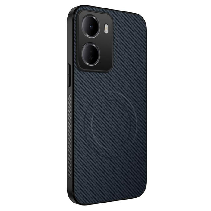 Funda para teléfono híbrida de PC y TPU con textura de fibra de carbono magnética de la serie WANLONFENG TQ, For Redmi A7 Pro 171mm / Poco C85x 5G, For Redmi 15a 5G, For Redmi Turbo 5 Max / Poco X8 Pro Max 5G, For Redmi Turbo 5 5G / Poco X8 Pro 5G     ...