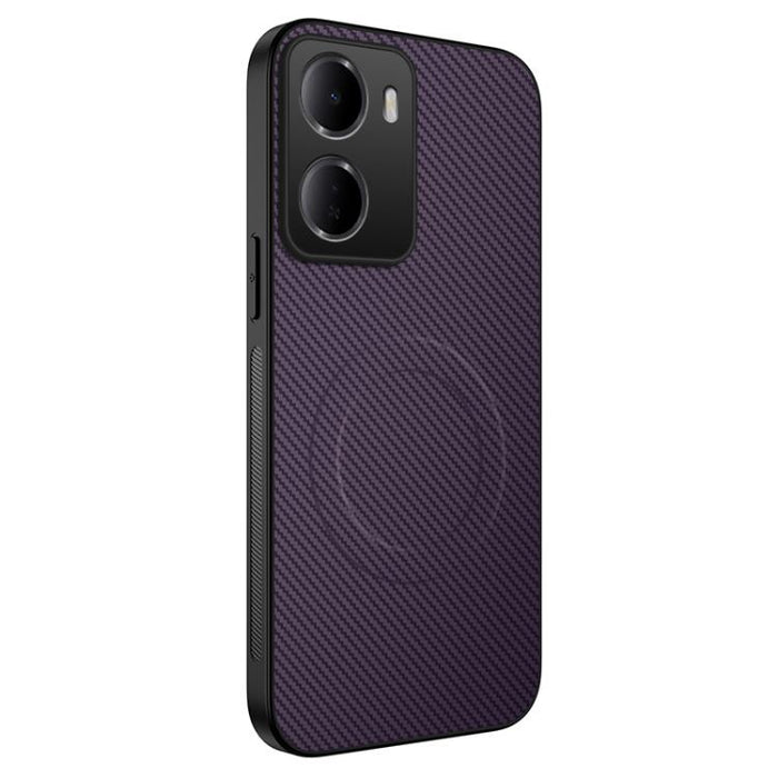 Funda para teléfono híbrida de PC y TPU con textura de fibra de carbono magnética de la serie WANLONFENG TQ, For Redmi A7 Pro 171mm / Poco C85x 5G, For Redmi 15a 5G, For Redmi Turbo 5 Max / Poco X8 Pro Max 5G, For Redmi Turbo 5 5G / Poco X8 Pro 5G     ...