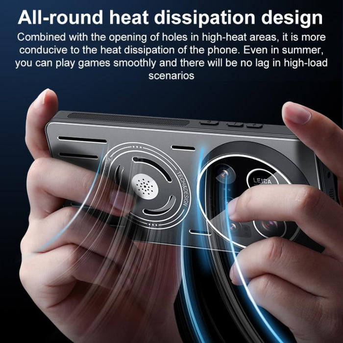 Funda para teléfono con lentes de cobertura total y disipación magnética del calor, con aromaterapia., For Xiaomi 15 Ultra, For Xiaomi 15 Pro, For Xiaomi 15