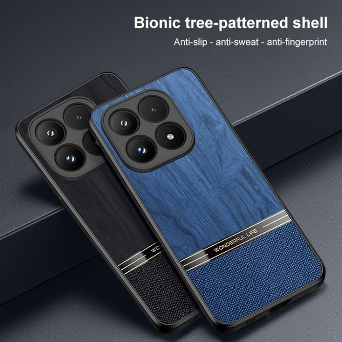 Funda para teléfono con textura de árbol biónico de cobertura total, For Xiaomi 17 Pro Max, For Xiaomi 17 Pro, For Xiaomi 17, For Xiaomi 15 Ultra, For Xiaomi 15 Pro, For Xiaomi 15, For Xiaomi 14T Pro 5G, For Xiaomi 14T 5G