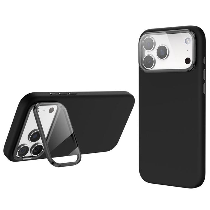 Funda magnética de silicona líquida a prueba de golpes para teléfono con tapa de lente y soporte, For iPhone 17 Pro Max, For iPhone 17 Pro, For iPhone 17, For iPhone 16 Pro Max, For iPhone 16 Pro