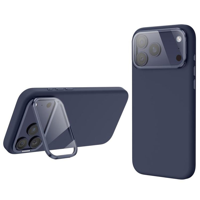 Funda magnética de silicona líquida a prueba de golpes para teléfono con tapa de lente y soporte, For iPhone 17 Pro Max, For iPhone 17 Pro, For iPhone 17, For iPhone 16 Pro Max, For iPhone 16 Pro