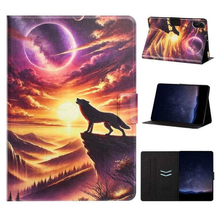 Funda inteligente para tablet de cuero vegano pintado con textura de lichi y voltaje, For Xiaomi Redmi Pad 2 11 2025