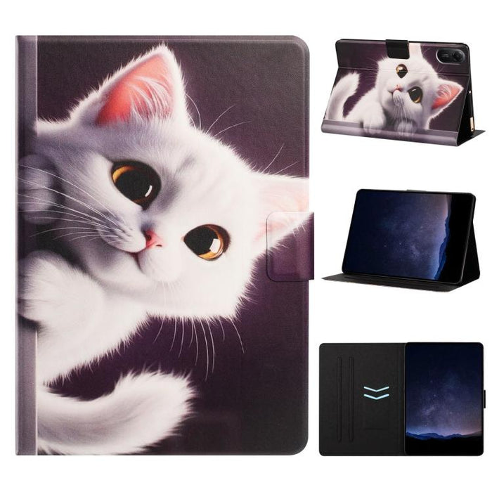 Funda inteligente para tablet de cuero vegano pintado con textura de lichi y voltaje, For Xiaomi Redmi Pad 2 11 2025