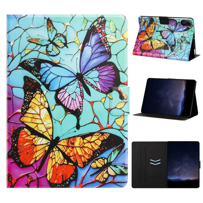 Funda inteligente para tablet de cuero vegano pintado con textura de lichi y voltaje, For Xiaomi Redmi Pad 2 11 2025
