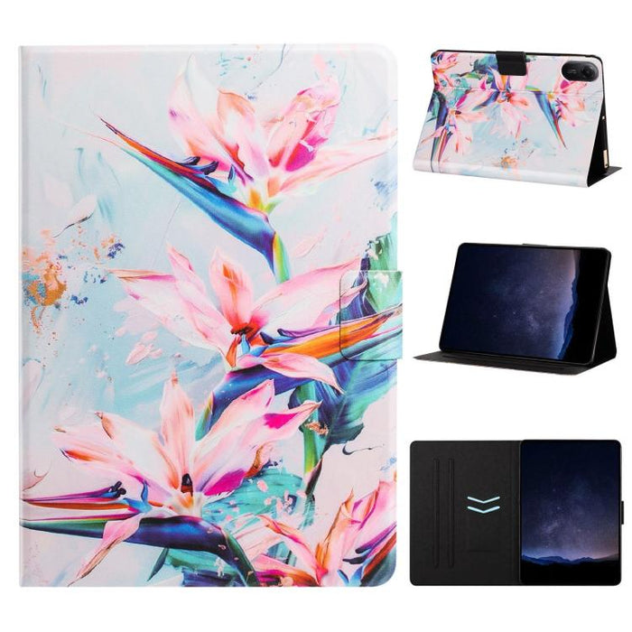 Funda inteligente para tablet de cuero vegano pintado con textura de lichi y voltaje, For Xiaomi Redmi Pad 2 11 2025