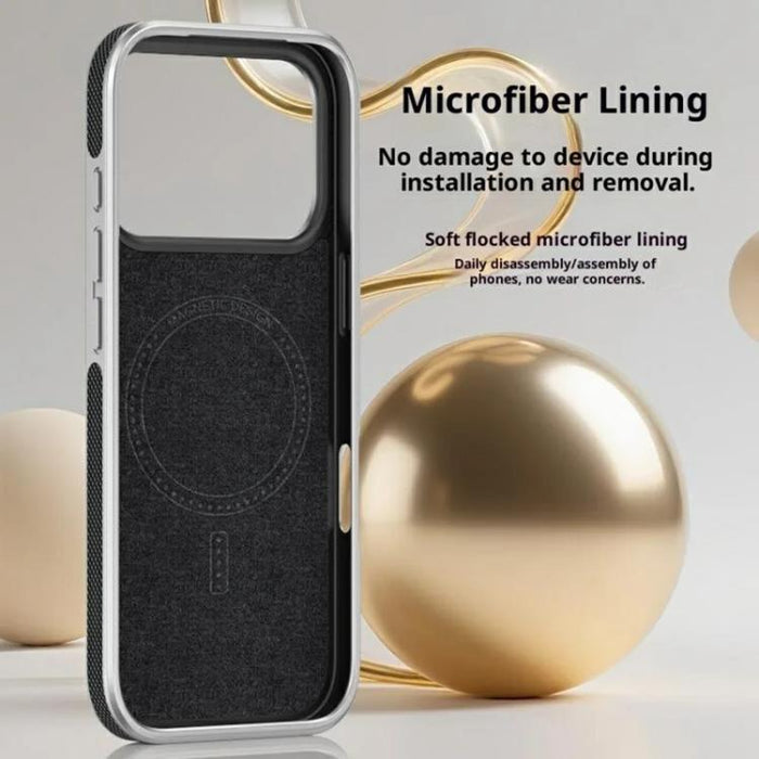 Funda magnética de piel vegana con estampado lineal y textura de diamante para teléfono móvil, For iPhone 17 Pro Max, For iPhone 17 Pro, For iPhone 17, For iPhone Air, For iPhone 16 Pro Max, For iPhone 16 Pro, For iPhone 16, For iPhone 15 Pro Max      ...