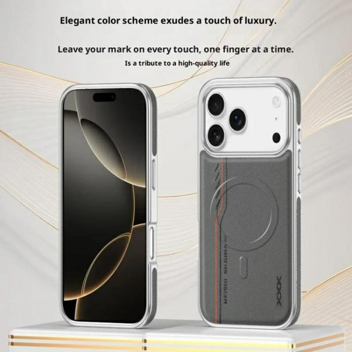 Funda magnética de piel vegana con estampado lineal y textura de diamante para teléfono móvil, For iPhone 17 Pro Max, For iPhone 17 Pro, For iPhone 17, For iPhone Air, For iPhone 16 Pro Max, For iPhone 16 Pro, For iPhone 16, For iPhone 15 Pro Max      ...