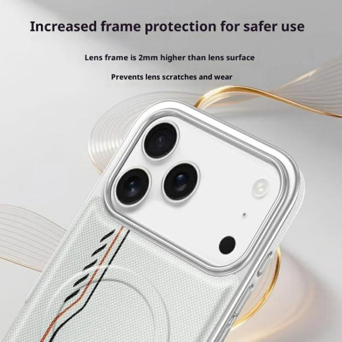 Funda magnética de piel vegana con estampado lineal y textura de diamante para teléfono móvil, For iPhone 17 Pro Max, For iPhone 17 Pro, For iPhone 17, For iPhone Air, For iPhone 16 Pro Max, For iPhone 16 Pro, For iPhone 16, For iPhone 15 Pro Max      ...