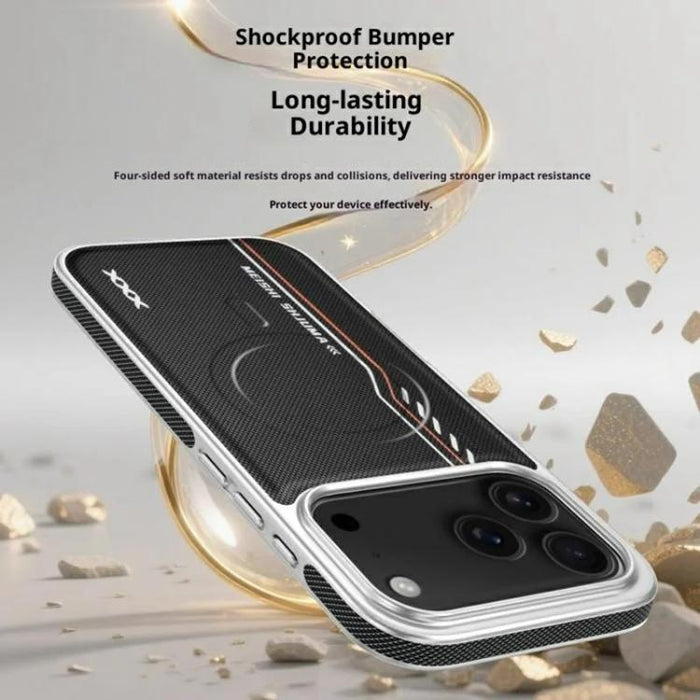 Funda magnética de piel vegana con estampado lineal y textura de diamante para teléfono móvil, For iPhone 17 Pro Max, For iPhone 17 Pro, For iPhone 17, For iPhone Air, For iPhone 16 Pro Max, For iPhone 16 Pro, For iPhone 16, For iPhone 15 Pro Max      ...
