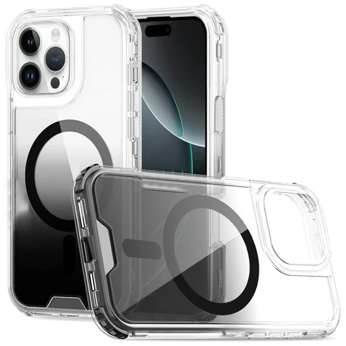 Funda magnética transparente con degradado desmontable para teléfono, For iPhone 13 Pro, For iPhone 12 / 12 Pro, For iPhone 12 Pro Max, For iPhone 11