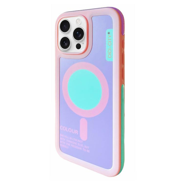 Funda magnética anticolisión para teléfono CICI-CITY CH-59 con dopamina, For iPhone 16 Pro Max, For iPhone 16 Pro, For iPhone 15 Pro Max, For iPhone 15 Pro