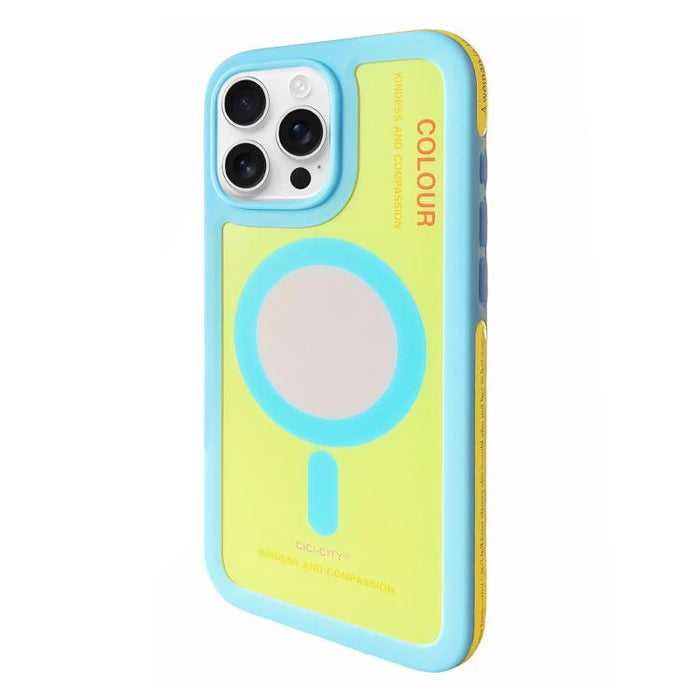 Funda magnética anticolisión para teléfono CICI-CITY CH-59 con dopamina, For iPhone 16 Pro Max, For iPhone 16 Pro, For iPhone 15 Pro Max, For iPhone 15 Pro