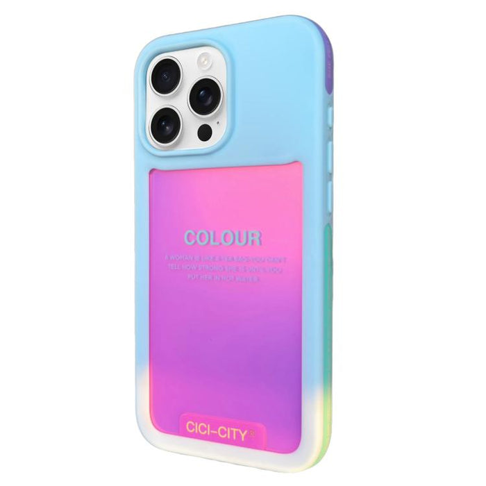 Funda para teléfono CICI-CITY CH-60 Dopamine de doble tono anticolisión, For iPhone 17 Pro Max, For iPhone 17 Pro, For iPhone 17, For iPhone 16 Pro Max, For iPhone 16 Pro, For iPhone 15 Pro Max, For iPhone 15 Pro