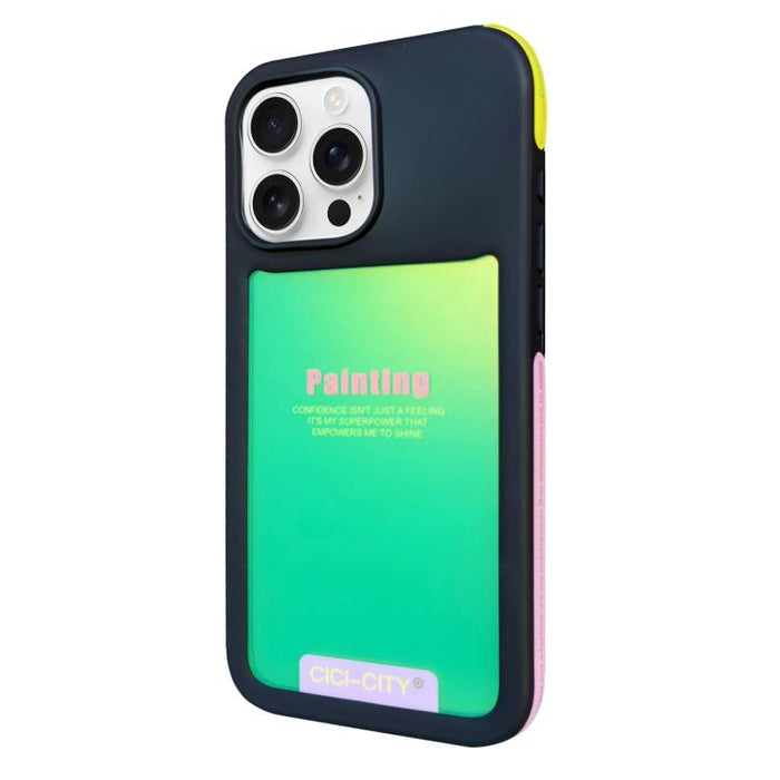 Funda para teléfono CICI-CITY CH-60 Dopamine de doble tono anticolisión, For iPhone 17 Pro Max, For iPhone 17 Pro, For iPhone 17, For iPhone 16 Pro Max, For iPhone 16 Pro, For iPhone 15 Pro Max, For iPhone 15 Pro