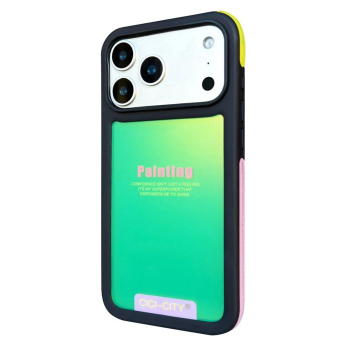 Funda para teléfono CICI-CITY CH-60 Dopamine de doble tono anticolisión, For iPhone 17 Pro Max, For iPhone 17 Pro, For iPhone 17, For iPhone 16 Pro Max, For iPhone 16 Pro, For iPhone 15 Pro Max, For iPhone 15 Pro