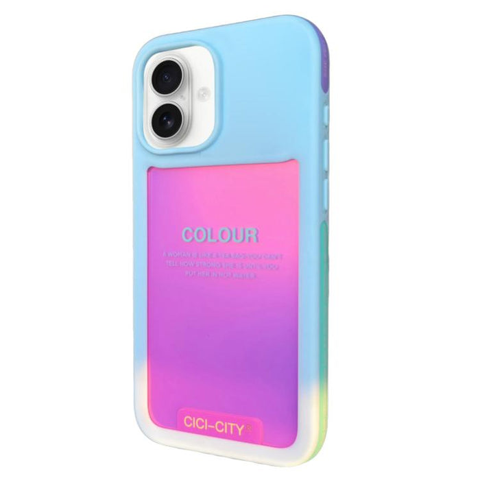 Funda para teléfono CICI-CITY CH-60 Dopamine de doble tono anticolisión, For iPhone 17 Pro Max, For iPhone 17 Pro, For iPhone 17, For iPhone 16 Pro Max, For iPhone 16 Pro, For iPhone 15 Pro Max, For iPhone 15 Pro