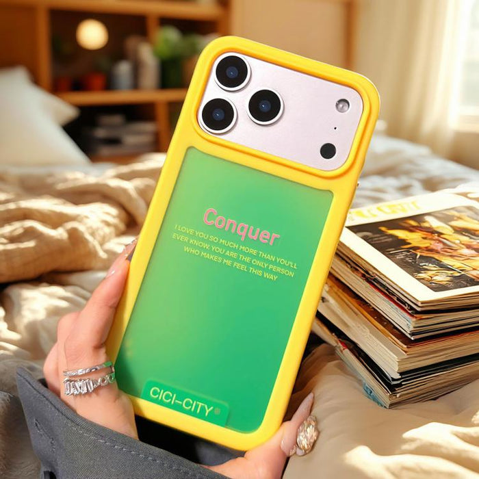 Funda para teléfono CICI-CITY CH-60 Dopamine de doble tono anticolisión, For iPhone 17 Pro Max, For iPhone 17 Pro, For iPhone 17, For iPhone 16 Pro Max, For iPhone 16 Pro, For iPhone 15 Pro Max, For iPhone 15 Pro