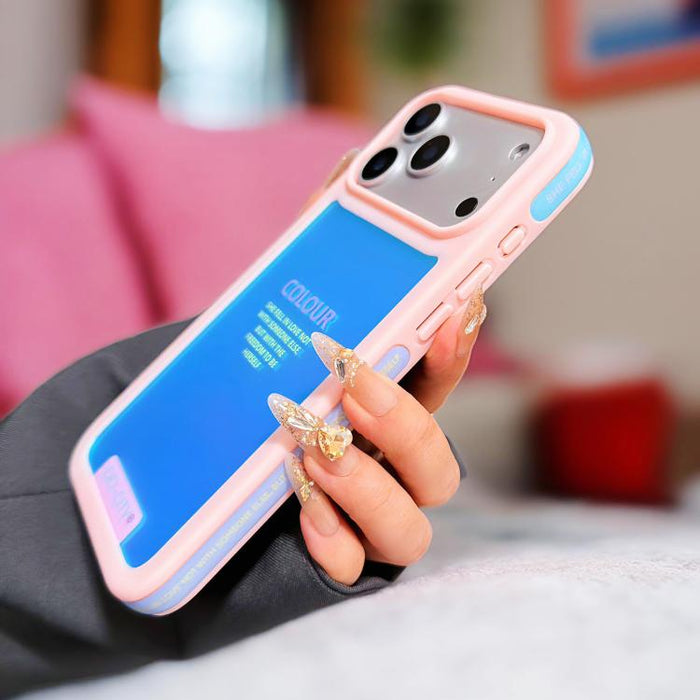 Funda para teléfono CICI-CITY CH-60 Dopamine de doble tono anticolisión, For iPhone 17 Pro Max, For iPhone 17 Pro, For iPhone 17, For iPhone 16 Pro Max, For iPhone 16 Pro, For iPhone 15 Pro Max, For iPhone 15 Pro