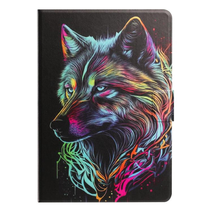 Funda inteligente para tablet de cuero vegano pintado con textura de lichi y voltaje, For iPad Pro 11 2025 / 2024, For iPad 2025 / 2022, For iPad mini 2024 / mini 6, For iPad Pro 11 2022 / Air 2022 10.9, For iPad 10.2 2021 / 10.5 2019                  ...