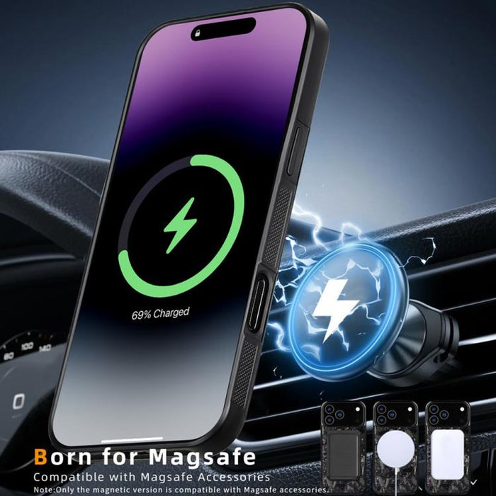 Funda magnética para teléfono de fibra de carbono PC + TPU, For iPhone 11, For iPhone 11 Pro