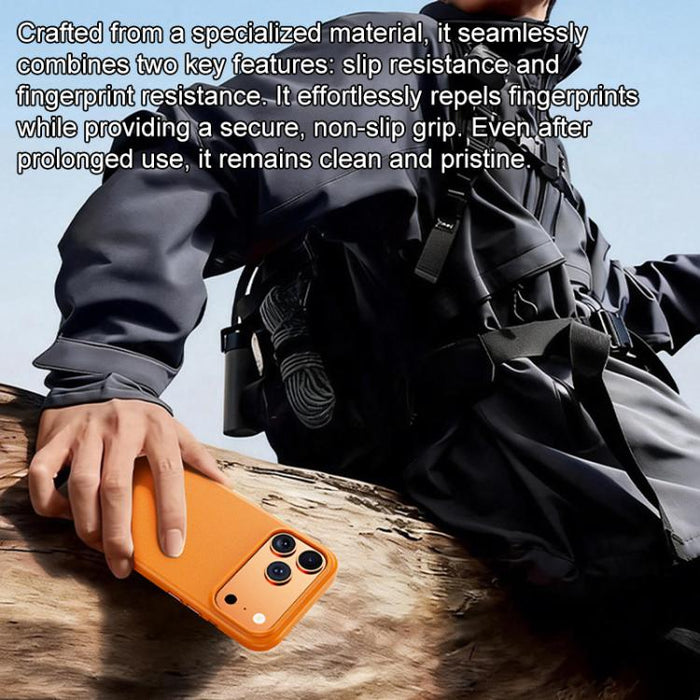 Funda magnética para teléfono con diseño de arena de roca de la serie Boundless, For iPhone 17 Pro Max, For iPhone 17 Pro, For iPhone 16 Pro Max, For iPhone 16 Pro