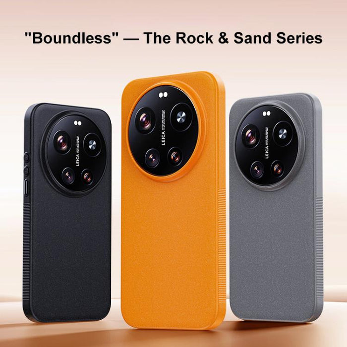 Funda magnética para teléfono con diseño de arena de roca de la serie Boundless, For Redmi K90, For Redmi K90 Pro Max