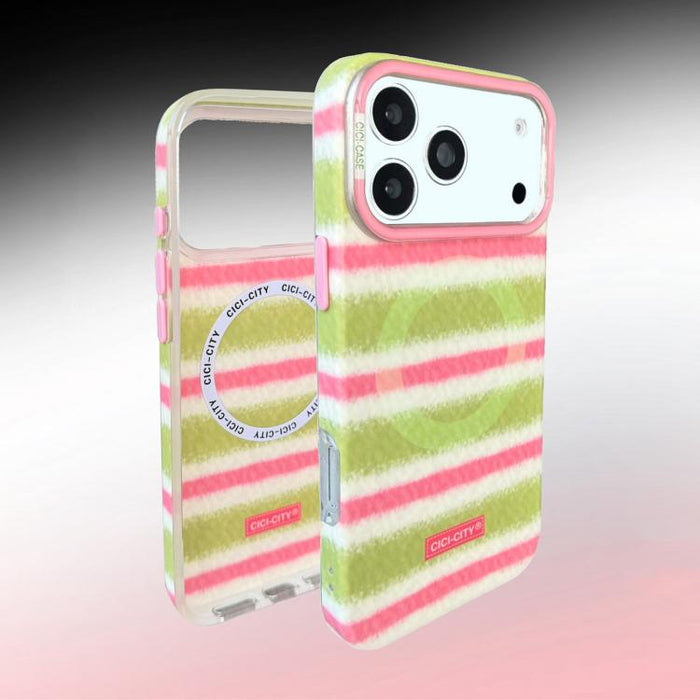 Funda magnética para teléfono CICI-CITY CH-61 con estampado de crayones, For iPhone 17 Pro Max, For iPhone 17 Pro