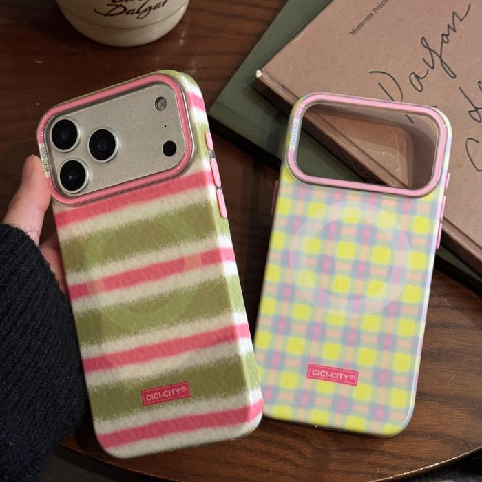 Funda magnética para teléfono CICI-CITY CH-61 con estampado de crayones, For iPhone 17 Pro Max, For iPhone 17 Pro