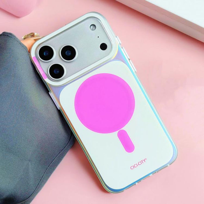 Funda magnética para teléfono CICI-CITY CH-63 Light & Shadow de color sólido, For iPhone 17 Pro Max, For iPhone 17 Pro