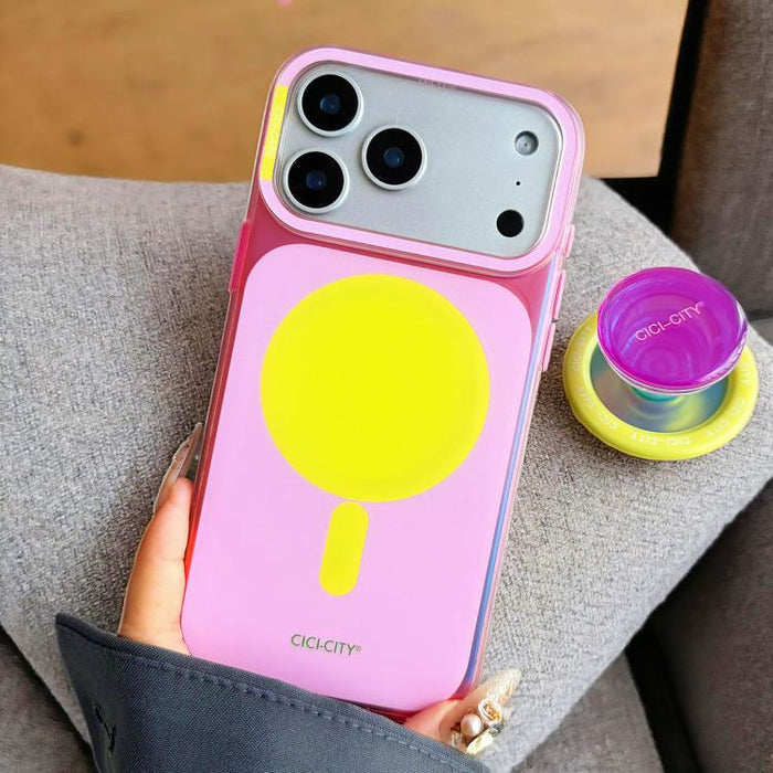 Funda magnética para teléfono CICI-CITY CH-63 Light & Shadow de color sólido, For iPhone 17 Pro Max, For iPhone 17 Pro
