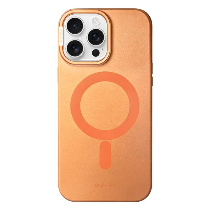 Funda magnética para teléfono CICI-CITY CH-65 con textura metálica y brillo a la luz de la luna, For iPhone 17 Pro Max, For iPhone 17 Pro, For iPhone 16 Pro Max, For iPhone 16 Pro, For iPhone 15 Pro Max, For iPhone 15 Pro