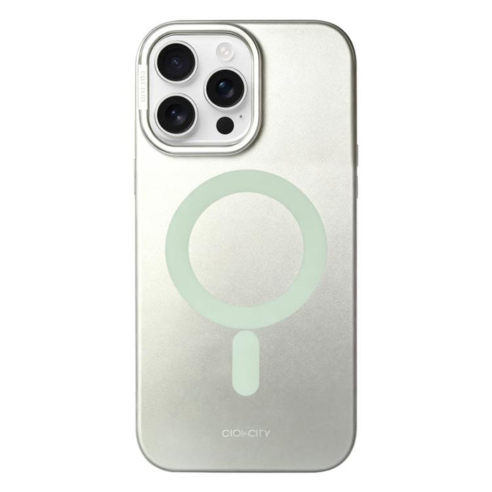 Funda magnética para teléfono CICI-CITY CH-65 con textura metálica y brillo a la luz de la luna, For iPhone 17 Pro Max, For iPhone 17 Pro, For iPhone 16 Pro Max, For iPhone 16 Pro, For iPhone 15 Pro Max, For iPhone 15 Pro