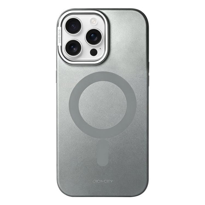 Funda magnética para teléfono CICI-CITY CH-65 con textura metálica y brillo a la luz de la luna, For iPhone 17 Pro Max, For iPhone 17 Pro, For iPhone 16 Pro Max, For iPhone 16 Pro, For iPhone 15 Pro Max, For iPhone 15 Pro