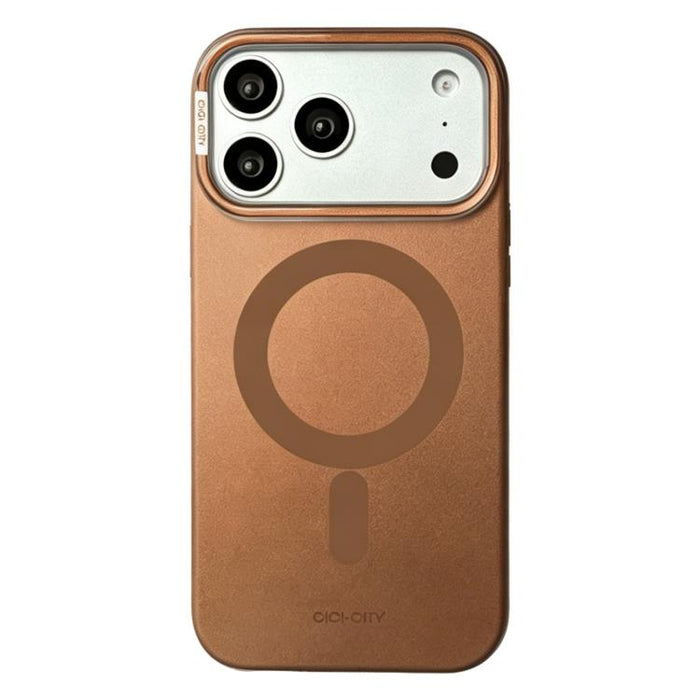 Funda magnética para teléfono CICI-CITY CH-65 con textura metálica y brillo a la luz de la luna, For iPhone 17 Pro Max, For iPhone 17 Pro, For iPhone 16 Pro Max, For iPhone 16 Pro, For iPhone 15 Pro Max, For iPhone 15 Pro