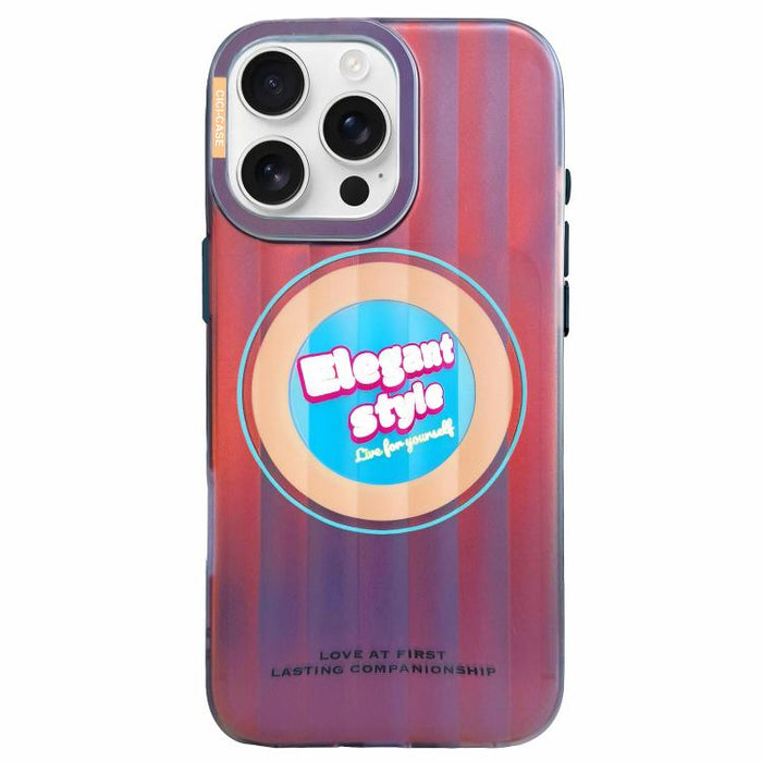 Funda magnética para teléfono CICI-CITY CH-66 Aurora Stripe, For iPhone 17 Pro Max, For iPhone 17 Pro, For iPhone 16 Pro Max, For iPhone 16 Pro, For iPhone 15 Pro Max, For iPhone 15 Pro
