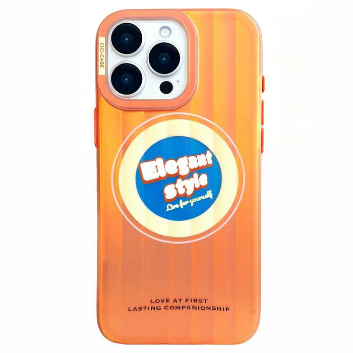Funda magnética para teléfono CICI-CITY CH-66 Aurora Stripe, For iPhone 17 Pro Max, For iPhone 17 Pro, For iPhone 16 Pro Max, For iPhone 16 Pro, For iPhone 15 Pro Max, For iPhone 15 Pro