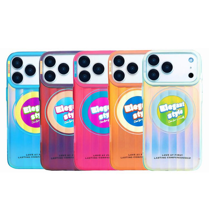 Funda magnética para teléfono CICI-CITY CH-66 Aurora Stripe, For iPhone 17 Pro Max, For iPhone 17 Pro, For iPhone 16 Pro Max, For iPhone 16 Pro, For iPhone 15 Pro Max, For iPhone 15 Pro