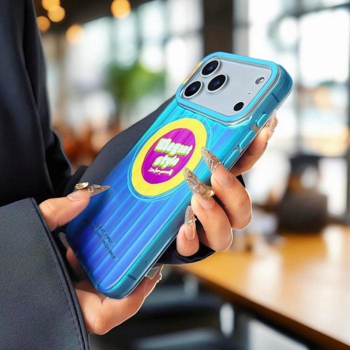 Funda magnética para teléfono CICI-CITY CH-66 Aurora Stripe, For iPhone 17 Pro Max, For iPhone 17 Pro, For iPhone 16 Pro Max, For iPhone 16 Pro, For iPhone 15 Pro Max, For iPhone 15 Pro