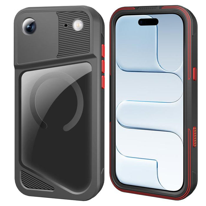 Funda magnética impermeable para teléfono móvil RedPepper GTM Series IP68 para buceo, For iPhone 17 Pro Max, For iPhone 17 Pro, For iPhone 17, For iPhone Air