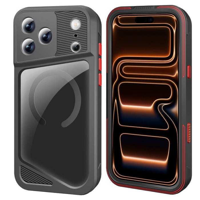 Funda magnética impermeable para teléfono móvil RedPepper GTM Series IP68 para buceo, For iPhone 17 Pro Max, For iPhone 17 Pro, For iPhone 17, For iPhone Air
