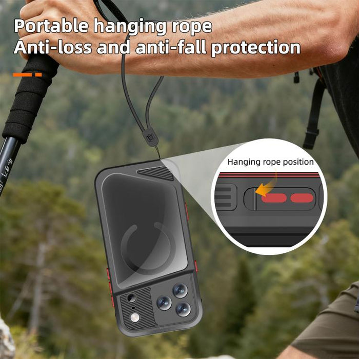 Funda magnética impermeable para teléfono móvil RedPepper GTM Series IP68 para buceo, For iPhone 17 Pro Max, For iPhone 17 Pro, For iPhone 17, For iPhone Air