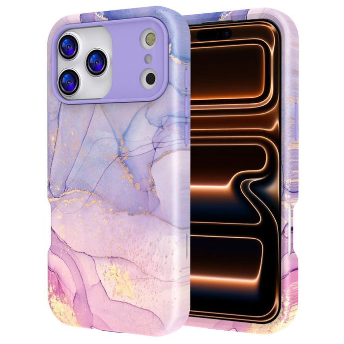 Funda para teléfono de PC + TPU con estampado de mármol mediante transferencia de agua, For iPhone 17 Pro Max, For iPhone 17 Pro, For iPhone 17, For iPhone Air, For iPhone 16 Pro Max, For iPhone 16 Pro, For iPhone 16 Plus, For iPhone 16                ...