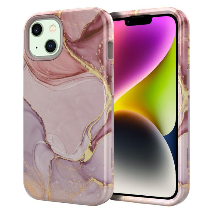 Funda para teléfono de PC + TPU con estampado de mármol mediante transferencia de agua, For iPhone 17 Pro Max, For iPhone 17 Pro, For iPhone 17, For iPhone Air, For iPhone 16 Pro Max, For iPhone 16 Pro, For iPhone 16 Plus, For iPhone 16                ...