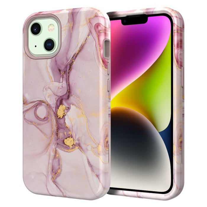 Funda para teléfono de PC + TPU con estampado de mármol mediante transferencia de agua, For iPhone 17 Pro Max, For iPhone 17 Pro, For iPhone 17, For iPhone Air, For iPhone 16 Pro Max, For iPhone 16 Pro, For iPhone 16 Plus, For iPhone 16                ...