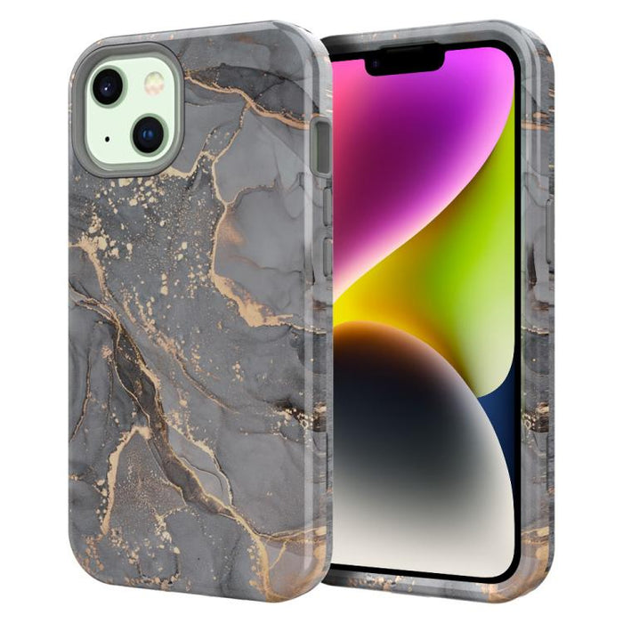 Funda para teléfono de PC + TPU con estampado de mármol mediante transferencia de agua, For iPhone 17 Pro Max, For iPhone 17 Pro, For iPhone 17, For iPhone Air, For iPhone 16 Pro Max, For iPhone 16 Pro, For iPhone 16 Plus, For iPhone 16                ...